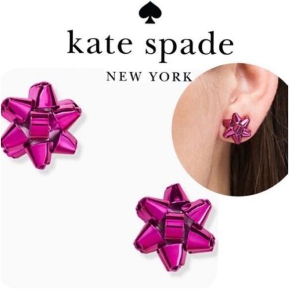 New Kate Spade Bourgeois Bow Studs - Picture 6 of 12